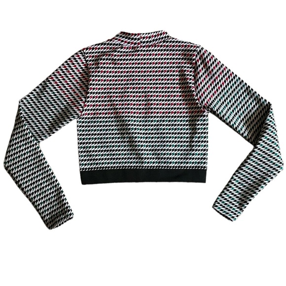 Fabletics Camryn Houndstooth Seamless Long Sleeve Top - Picture 2 of 4